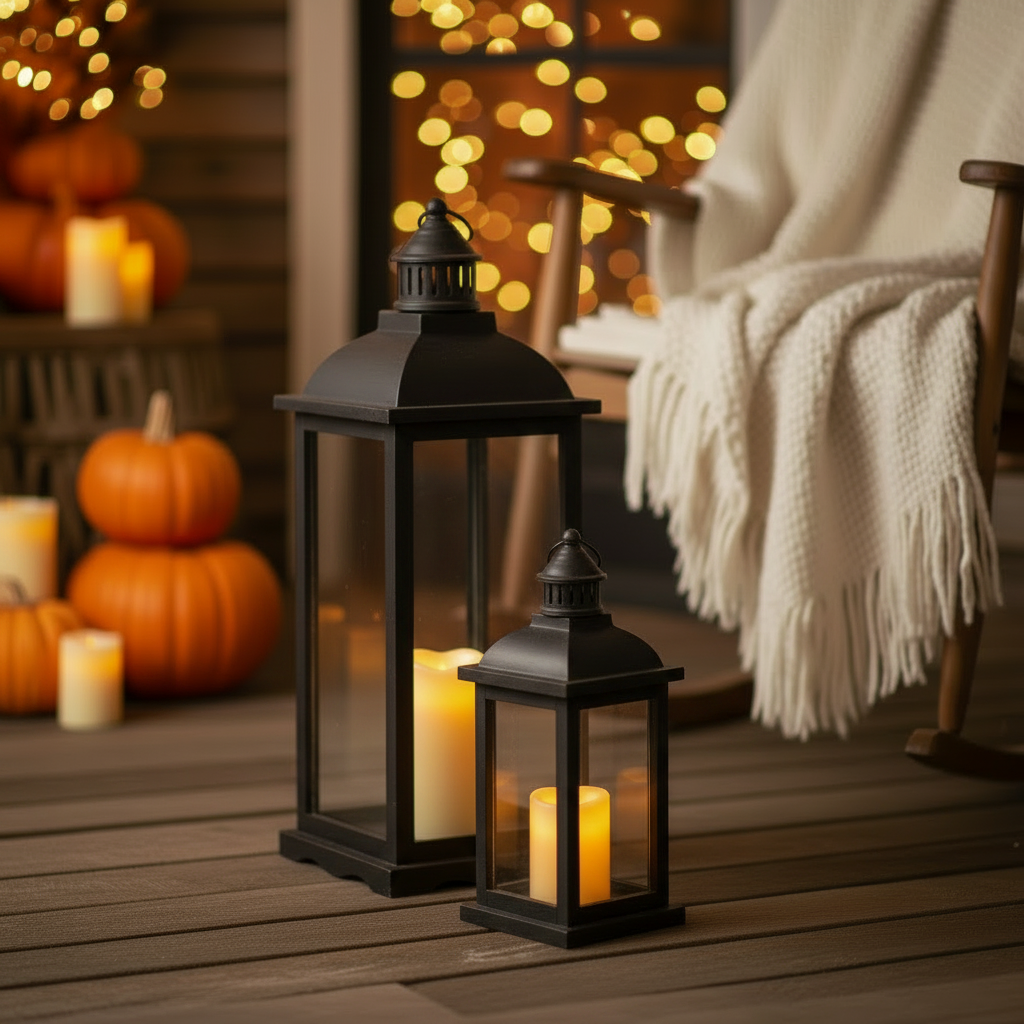 (2) Lanterns w/lights ala carte